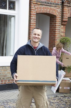 Luxury removals and storage service in Mayfair with packed boxes and protective wrapping