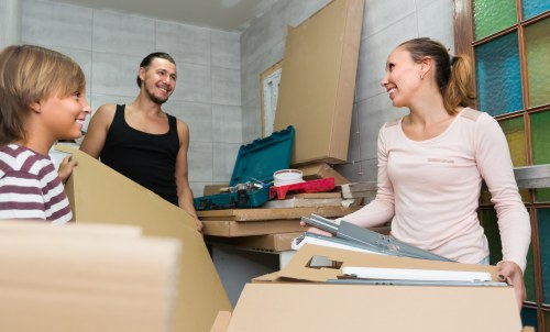 Secure self storage facility in Mayfair with organized units