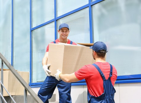 Commercial mobile self storage use in Mayfair offices