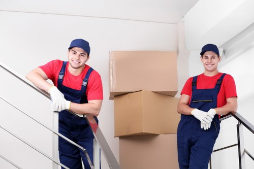 Managing office removals in a central London Mayfair building