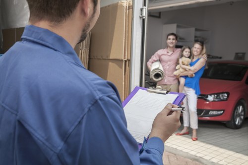 Safe manual handling and tidy storage unit operations at Mayfair Storage