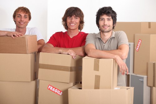 Organized furniture storage in Mayfair with safe handling and protection