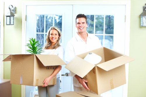 Furniture stored safely during home renovation